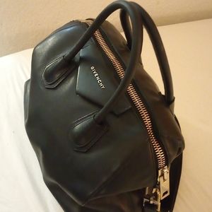 Givenchy Medium Braided Antigona Black Leather Satchel